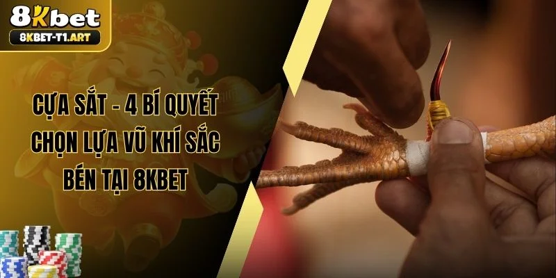 Cựa Sắt - 4 Bí Quyết Chọn Lựa Vũ Khí Sắc Bén Tại 8KBET